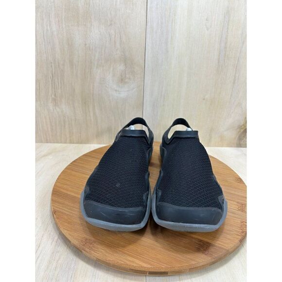 Crocs Swiftwater Black Mesh Deck Sandals Mens Size 8 - Picture 2 of 7